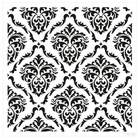 Plantilla stencil, estarcido Patrón adamascado. HDM69. Cadence. Los mejores productos en L'aura Bella tu tienda online