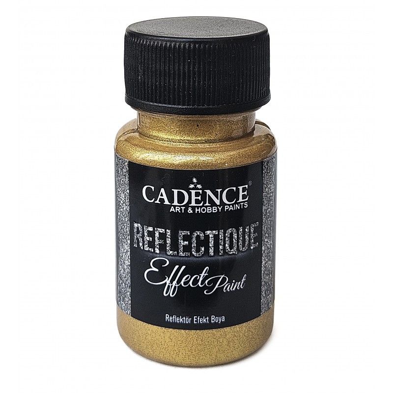Reflectique Effect Paint GOLD 50ml. Oro. Cadence. Los mejores productos en L'aura Bella tu tienda online