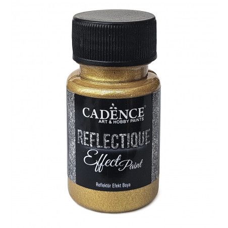 Reflectique Effect Paint GOLD 50ml. Oro. Cadence. Los mejores productos en L'aura Bella tu tienda online