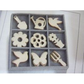 9 decoraciones madera....