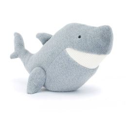 Silvie Shark, la tiburón sonriente Silvie. SIL3S. Peluche Jellycat. Los mejores productos en L'aura Bella, tu tienda online