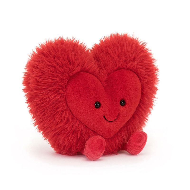 Amuseables Beatie Heart, corazón feliz. A3REDFH. Peluche Jellycat. Los mejores productos en L'aura Bella, tu tienda online