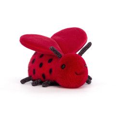 Loulou Love Bug, Mariquita. L6LBUG. Peluche Jellycat. Los mejores productos en L'aura Bella, tu tienda online