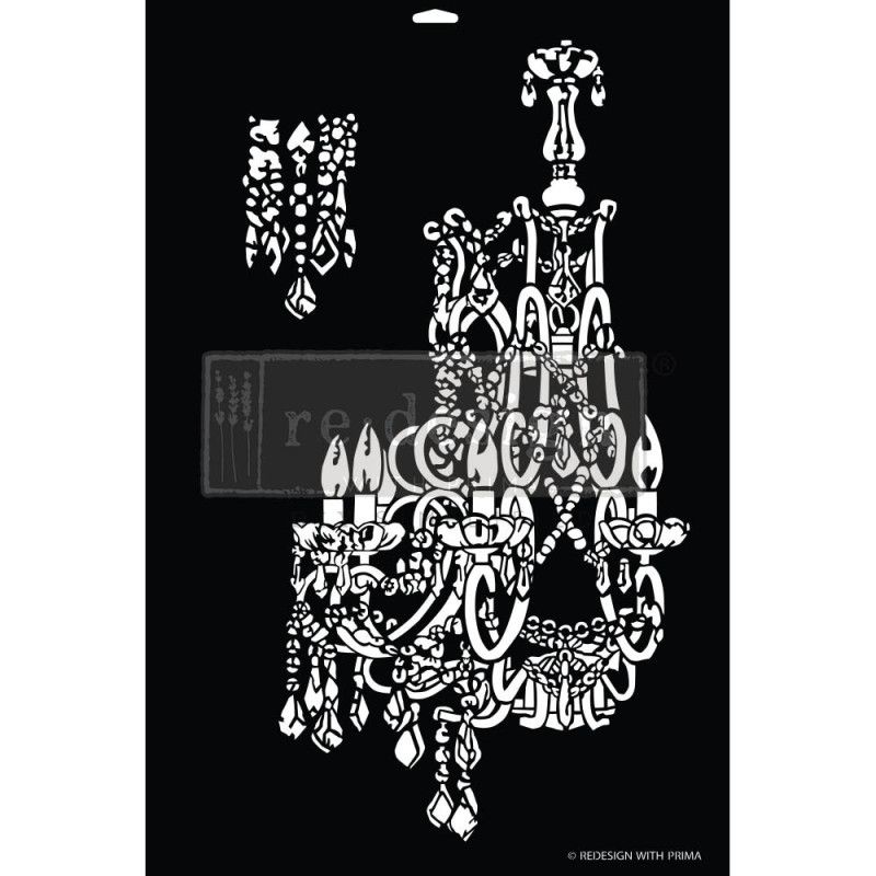 Empire Chandelier. Decor Stencils Redesign. 658199. Los mejores productos en L'aura Bella tu tienda online