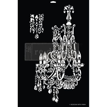 Empire Chandelier. Decor Stencils Redesign. 658199. Los mejores productos en L'aura Bella tu tienda online