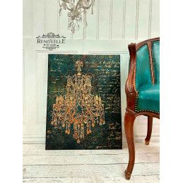 Empire Chandelier. Decor Stencils Redesign. 658199. Los mejores productos en L'aura Bella tu tienda online