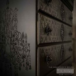 Empire Chandelier. Decor Stencils Redesign. 658199. Los mejores productos en L'aura Bella tu tienda online