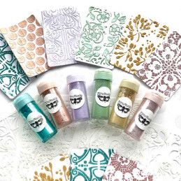 Art Ingredients – Mica Powder Set – Oriental. Finnabair. 969376. los mejores productos en L'aura Bella, tu tienda online.