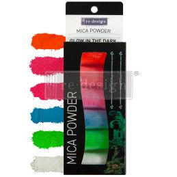 Mica Powder Set: Glow in the Dark. Redesign with Prima. 662851. Los mejores productos en L'aura Bella, tu tienda online.