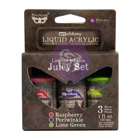 Liquid Acrylic Set: Juicy. 3 colores. Finnabair. 969929. Los mejores productos en L'aura Bella, tu tienda online.