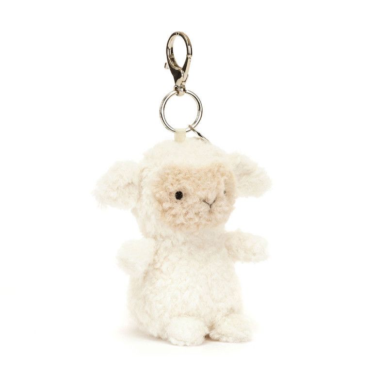Little Lamb Bag Charm, Llavero Ovejita. L4LBC. Peluche Jellycat. Los mejores productos en L'aura Bella tu tienda online
