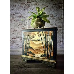 Golden Brown. Papel Decoupage Mint by Michelle. A1. Los mejores productos en L'aura Bella, tu tienda online