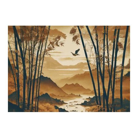 Golden Brown. Papel Decoupage Mint by Michelle. A1. Los mejores productos en L'aura Bella, tu tienda online