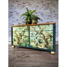 Green Tapestry. Papel Decoupage Mint by Michelle. A1. Los mejores productos en L'aura Bella, tu tienda online