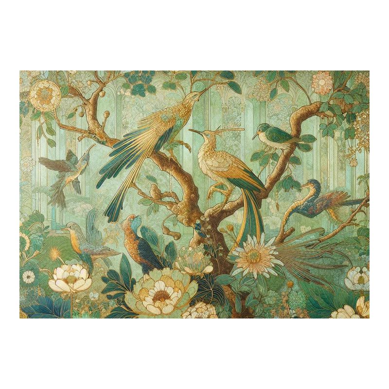 Green Tapestry. Papel Decoupage Mint by Michelle. A1. Los mejores productos en L'aura Bella, tu tienda online