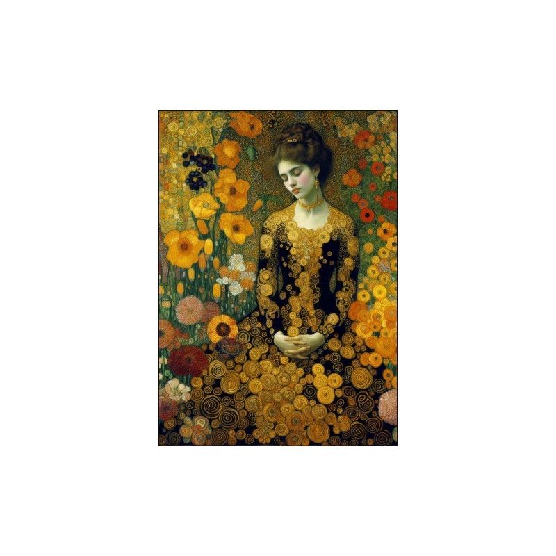 Bathed in Gold. Papel Decoupage Mint by Michelle. A3. Los mejores productos en L'aura Bella, tu tienda online