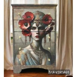 Draped. Papel Decoupage Mint by Michelle. A3. Los mejores productos en L'aura Bella, tu tienda online