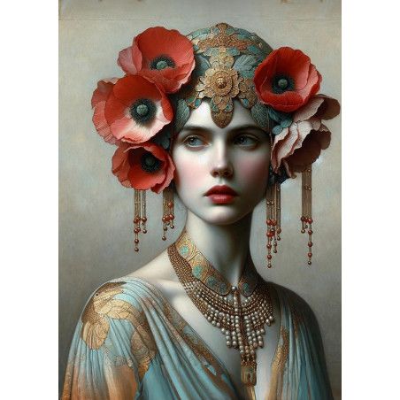 Draped. Papel Decoupage Mint by Michelle. A3. Los mejores productos en L'aura Bella, tu tienda online