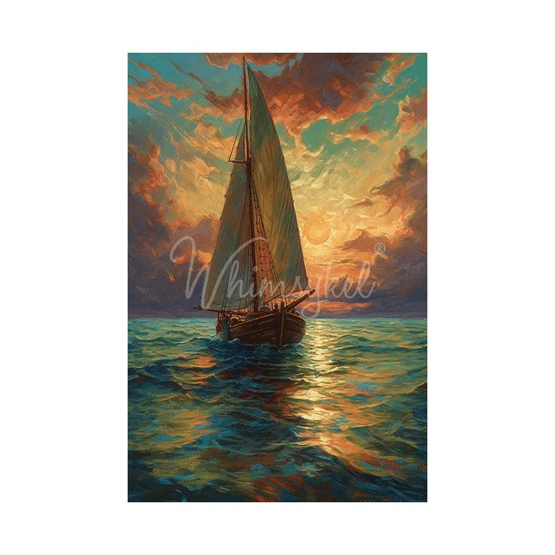 Nautical Serenity. Papel Tissue para Decoupage. Whimsykel Designs. Los mejores productos en L'aura Bella, tu tienda online.