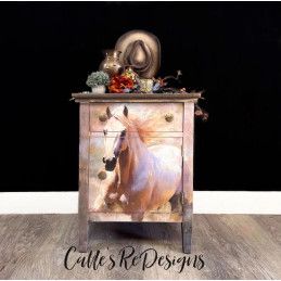 Unbridled. Papel Tissue para Decoupage. Whimsykel Designs. Los mejores productos en L'aura Bella, tu tienda online.