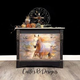 Unbridled. Papel Tissue para Decoupage. Whimsykel Designs. Los mejores productos en L'aura Bella, tu tienda online.