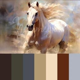 Unbridled. Papel Tissue para Decoupage. Whimsykel Designs. Los mejores productos en L'aura Bella, tu tienda online.