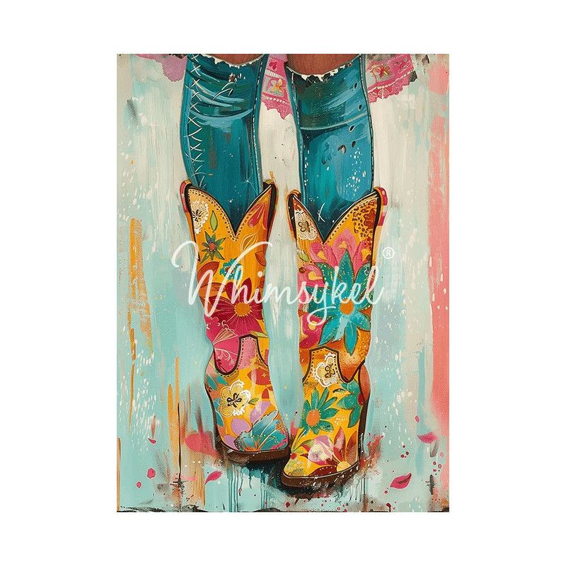 Sassy Feet. Papel Tissue para Decoupage. Whimsykel Designs. Los mejores productos en L'aura Bella, tu tienda online.