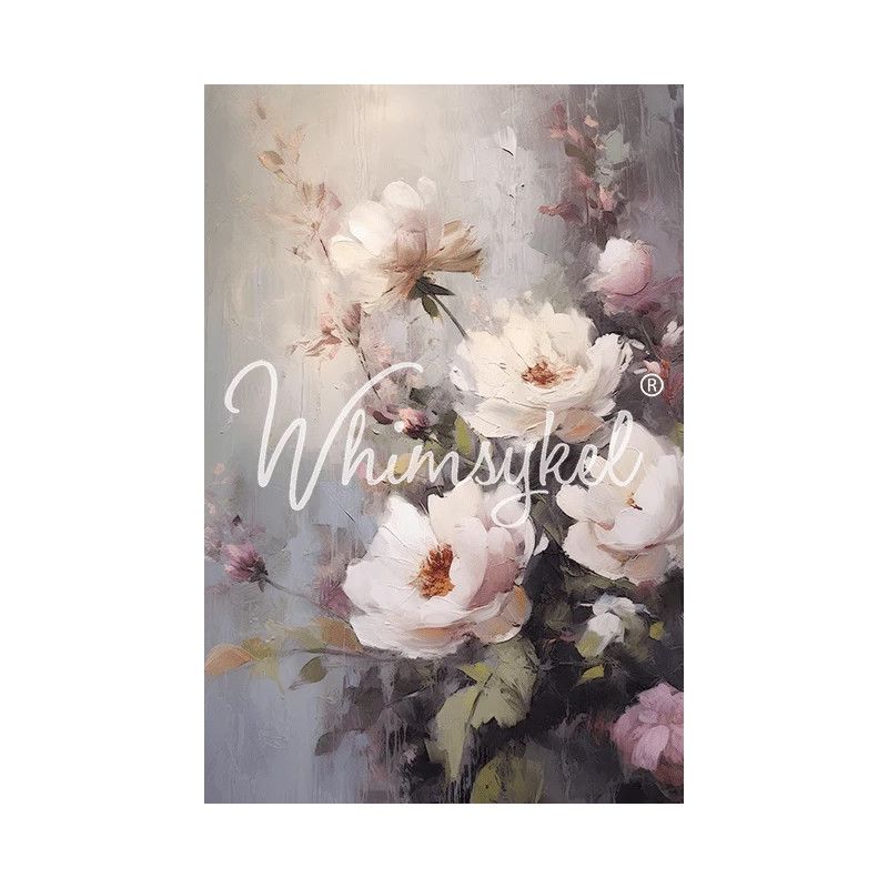 Petal Poetry. Papel Tissue para Decoupage. Whimsykel Designs. Los mejores productos en L'aura Bella, tu tienda online.