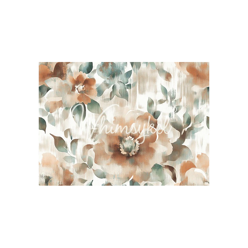 Muted Blossoms. Papel Tissue para Decoupage. Whimsykel Designs. Los mejores productos en L'aura Bella, tu tienda online.