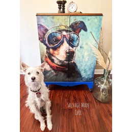 Rascal. Papel Tissue para Decoupage. Whimsykel Designs. Los mejores productos en L'aura Bella, tu tienda online.