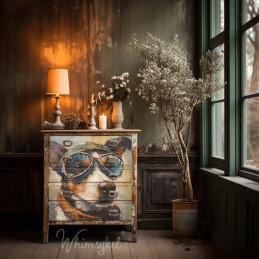 Rascal. Papel Tissue para Decoupage. Whimsykel Designs. Los mejores productos en L'aura Bella, tu tienda online.