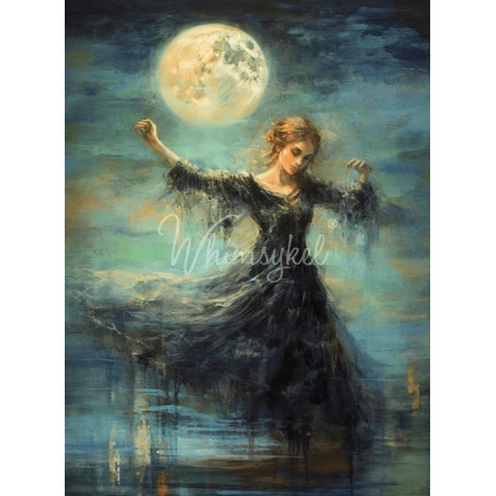 Moonbeam Rhapsody. Papel Tissue para Decoupage. Whimsykel Designs. Los mejores productos en L'aura Bella, tu tienda online.