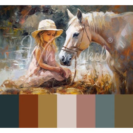 Riverbank Rendezvous. Papel Tissue para Decoupage. Whimsykel Designs. Los mejores productos en L'aura Bella, tu tienda online.