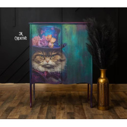 Sour Puss, gato. Papel Tissue para Decoupage. Whimsykel Designs. Los mejores productos en L'aura Bella, tu tienda online.