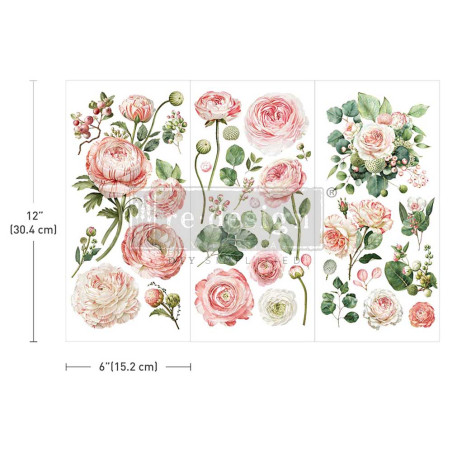 REDESIGN SMALL TRANSFERS®  Blushing Blooms. 675585. Los mejores productos en L'aura Bella tu tienda online