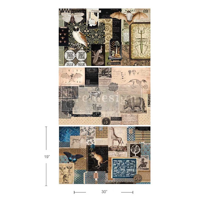 19x30 Decoupage Fiber - Mystic Manuscripts 675097. Los mejores productos en L'aura Bella tu tienda online