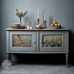 Bunny Tales. A3 Decoupage Fiber Paper Redesign 675950. Los mejores productos en L'aura Bella tu tienda online