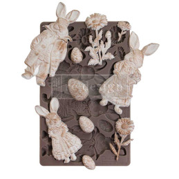 Molde Springtime Bunny. 675967.  REDESIGN DECOR MOULDS®. Los mejores productos en L'aura Bella tu tienda online