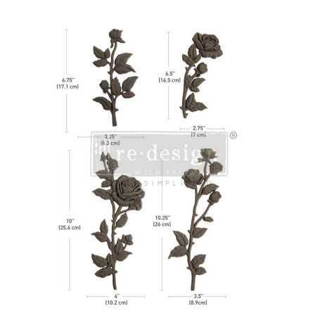 DECOR POLY –Petals in Harmony – Redesign with Prima® 675516. Los mejores productos en L'aura Bella tu tienda online