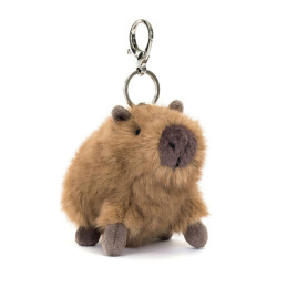 Clyde Capybara Bag Charm, Llavero Capibara. CLY4CBC. Peluche Jellycat. Los mejores productos en L'aura Bella tu tienda online