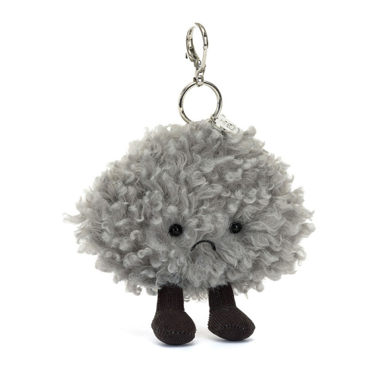 Amuseables Storm Cloud Bag Charm, Llavero. A4SCLBC. Peluche Jellycat. Los mejores productos en L'aura Bella tu tienda online