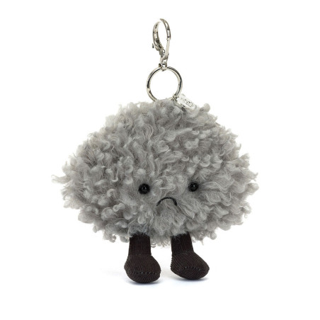 Amuseables Storm Cloud Bag Charm, Llavero. A4SCLBC. Peluche Jellycat. Los mejores productos en L'aura Bella tu tienda online