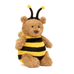 Bartholomew Bear "Bumblebee". BARM3BEE. Peluche Jellycat. Los mejores productos en L'aura Bella, tu tienda online
