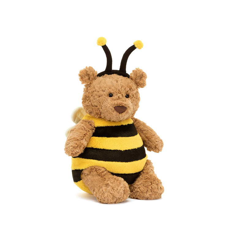 Bartholomew Bear "Bumblebee". BARM3BEE. Peluche Jellycat. Los mejores productos en L'aura Bella, tu tienda online