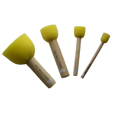 Pincel de estarcir Montejo, esponja, Nº 3 - 30mm. Los mejores productos en L'aura Bella, tu tienda online