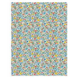 Flores liberty fondo blanco. Papel de arroz 32x45cm. TC360. Calambour. Los mejores productos en L'aura Bella, tu tienda online