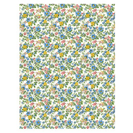 Flores liberty fondo crema. Papel de arroz 32x45cm. TC361. Calambour. Los mejores productos en L'aura Bella, tu tienda online