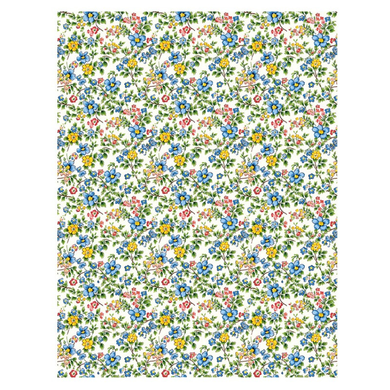 Flores liberty fondo crema. Papel de arroz 32x45cm. TC361. Calambour. Los mejores productos en L'aura Bella, tu tienda online