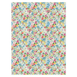 Flores liberty fondo azul. Papel de arroz 32x45cm. TC363. Calambour. Los mejores productos en L'aura Bella, tu tienda online