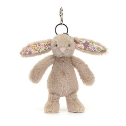 Blossom Beige Bunny "Petal" Bag Charm. BAS4BMBC. Peluche Jellycat. Los mejores productos en L'aura Bella tu tienda online